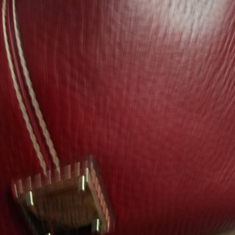 Dooney & Bourke Deep Red Pebbled Leather Shoulder Bag - Picture 10 of 14